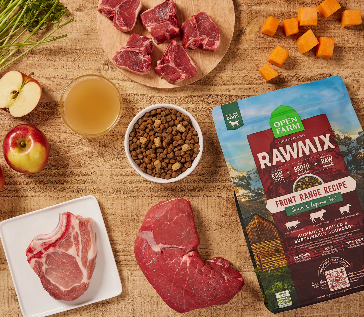 RawMix Front Range Grain-Free Dog Kibble