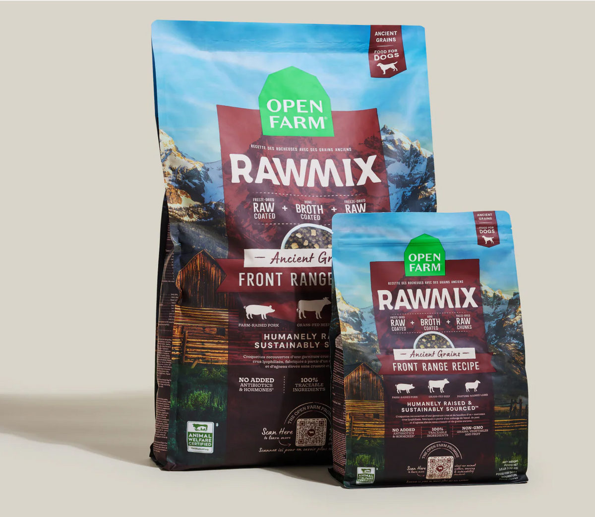 RawMix Front Range Grain-Free Dog Kibble