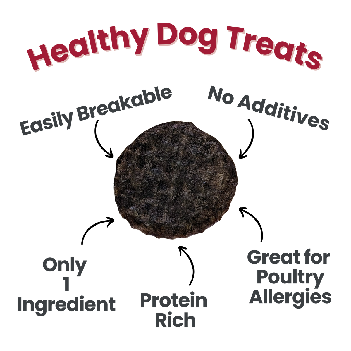 Beef Chips Healthy Dog Snack Pack