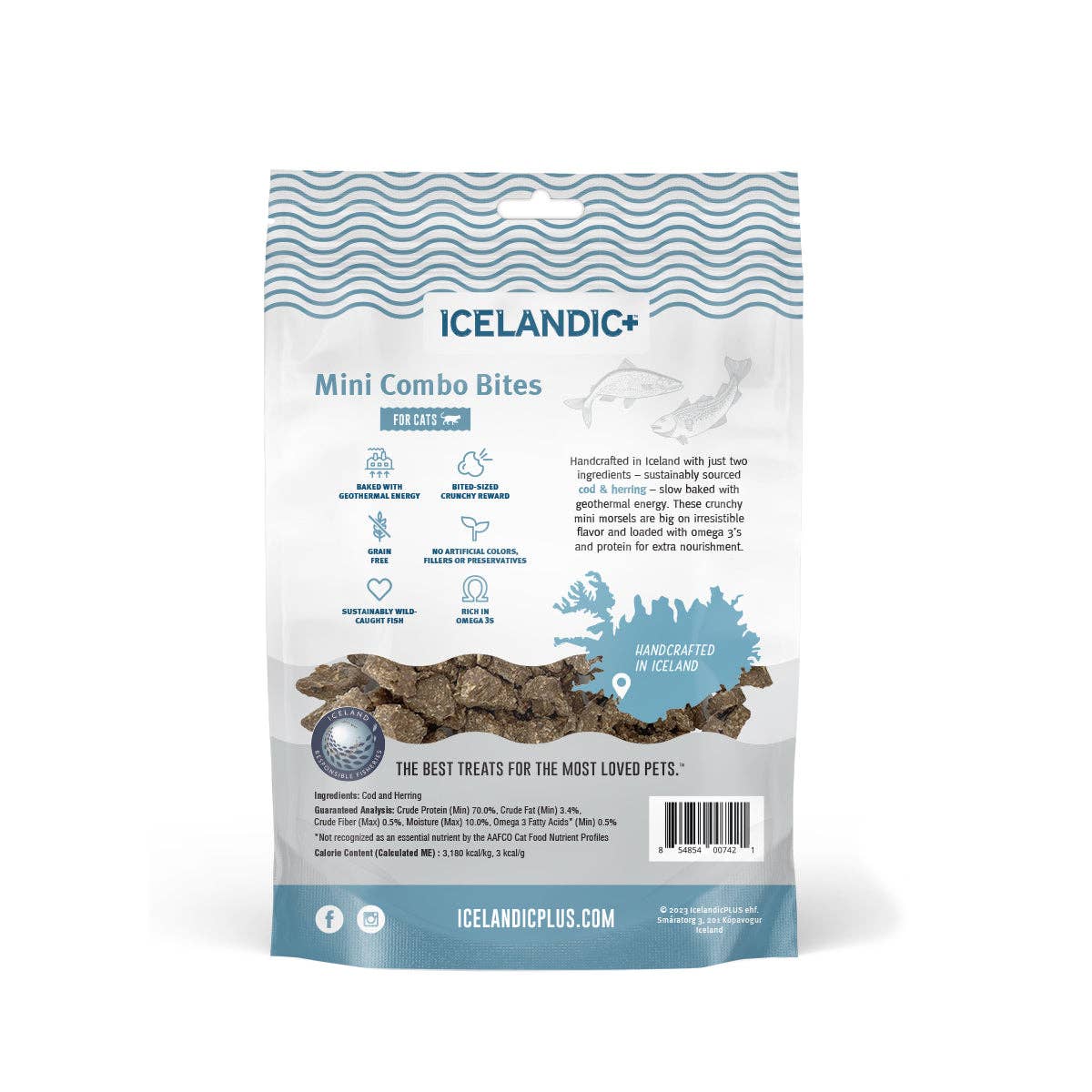 Cod & Herring Mini Combo Bites Treats for Cats
