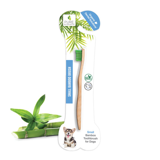 Bamboo Toothbrush for Small Dogs - Organic Dental Solutions®