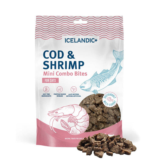 Cod & Shrimp Mini Combo Bites Treats for Cats