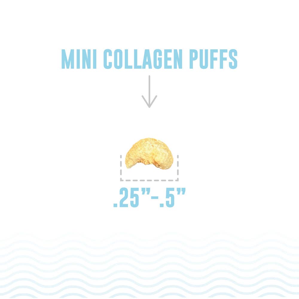 Beef Collagen Puffs with Cod Skin Treats for Cats: 0.5-oz Bag