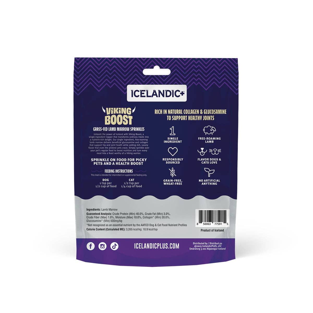 Viking Boost Lamb Marrow Sprinkles for Hip & Joint Support