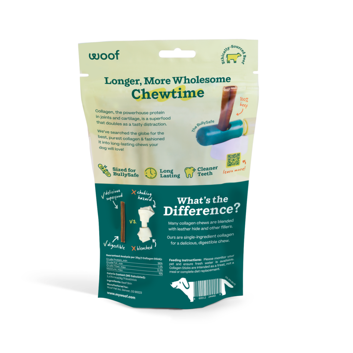 BullySafe Chews - Pure Collagen