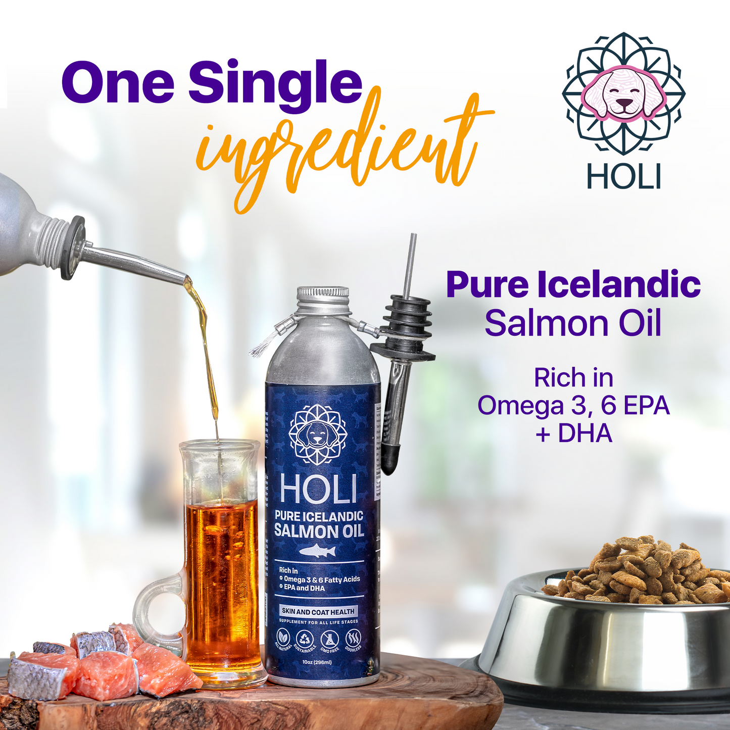 Icelandic Salmon Oil for Dogs and Cats - Omega Fish Oil