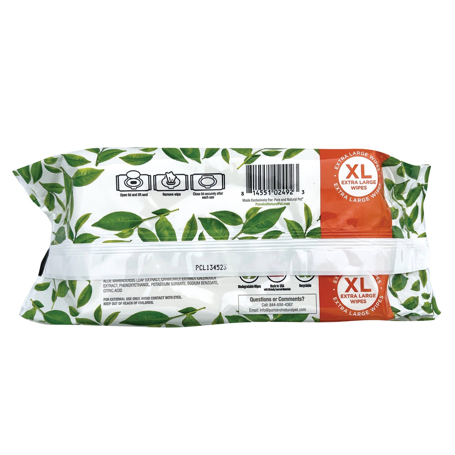Grooming & Cleansing Wipes for Dogs & Cats / Fragrance-Free