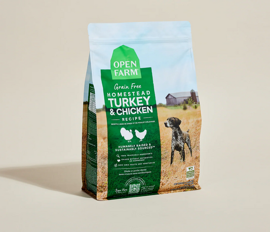 Homestead Turkey & Chicken Grain-Free Dog Kibble