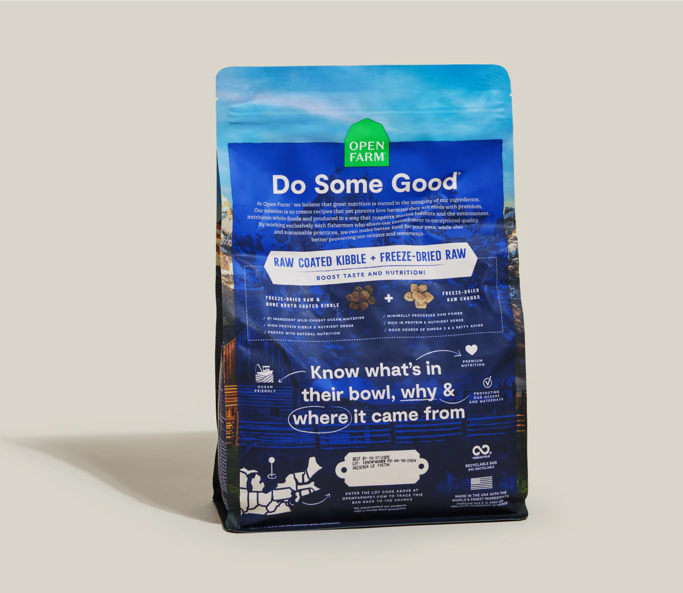 RawMix Wild Ocean Grain-Free Dog Kibble