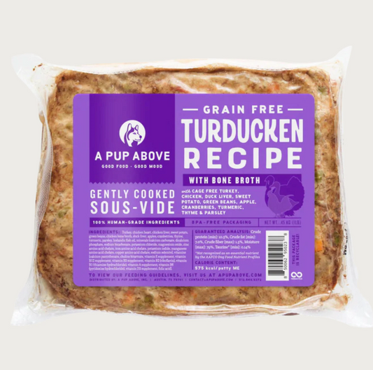 Turducken, Gently Cooked Frozen Dog Food