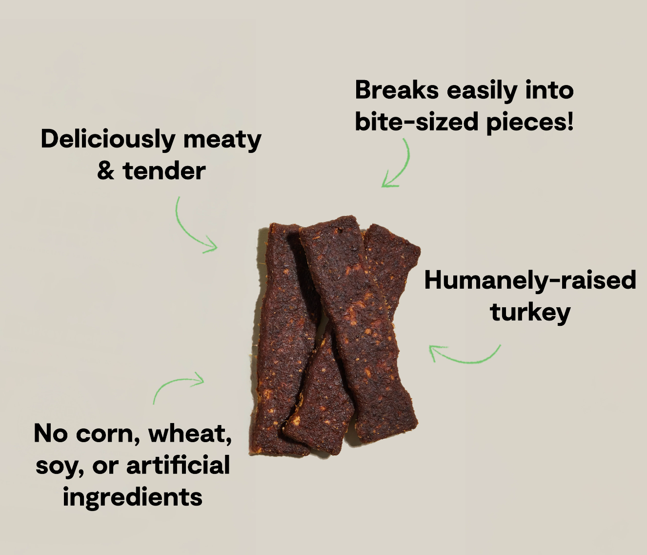 Grain-Free Turkey Jerky Strips