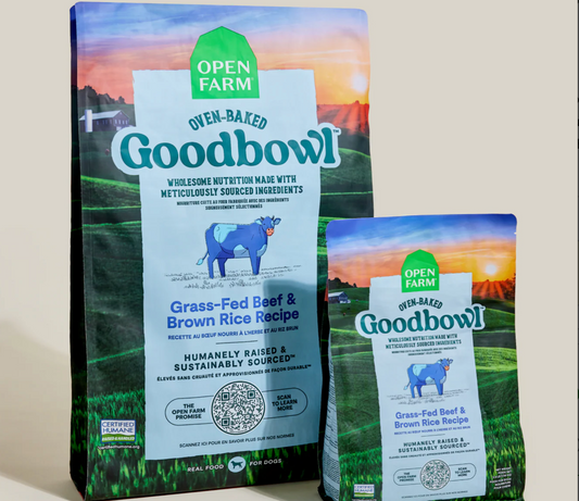 Goodbowl™ Grass-Fed Beef & Brown Rice Dog Kibble