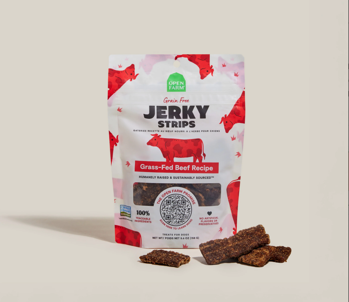 Grain-Free Grass-Fed Beef Jerky Strips