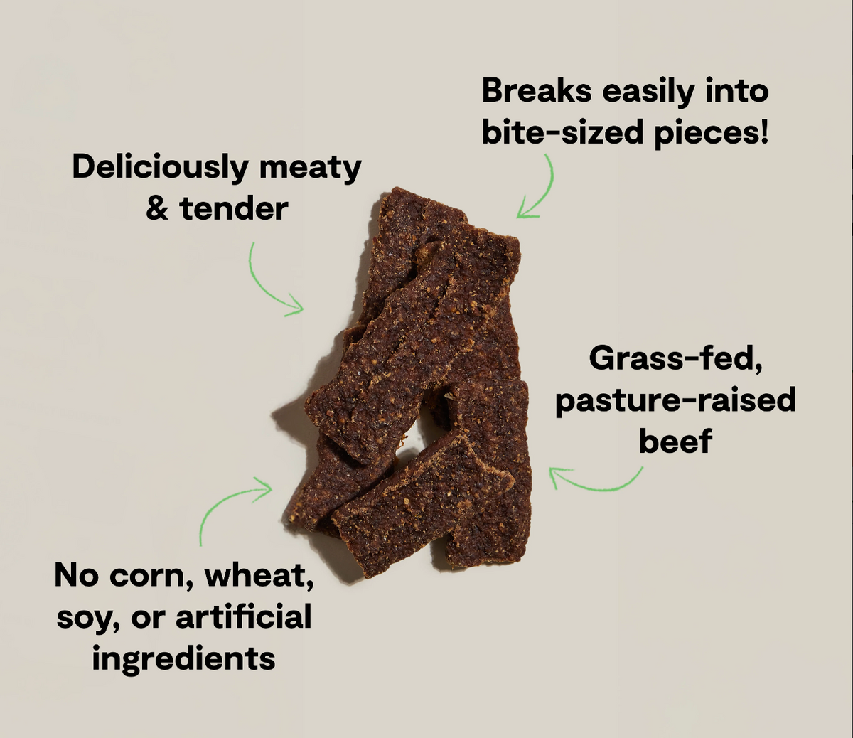 Grain-Free Grass-Fed Beef Jerky Strips