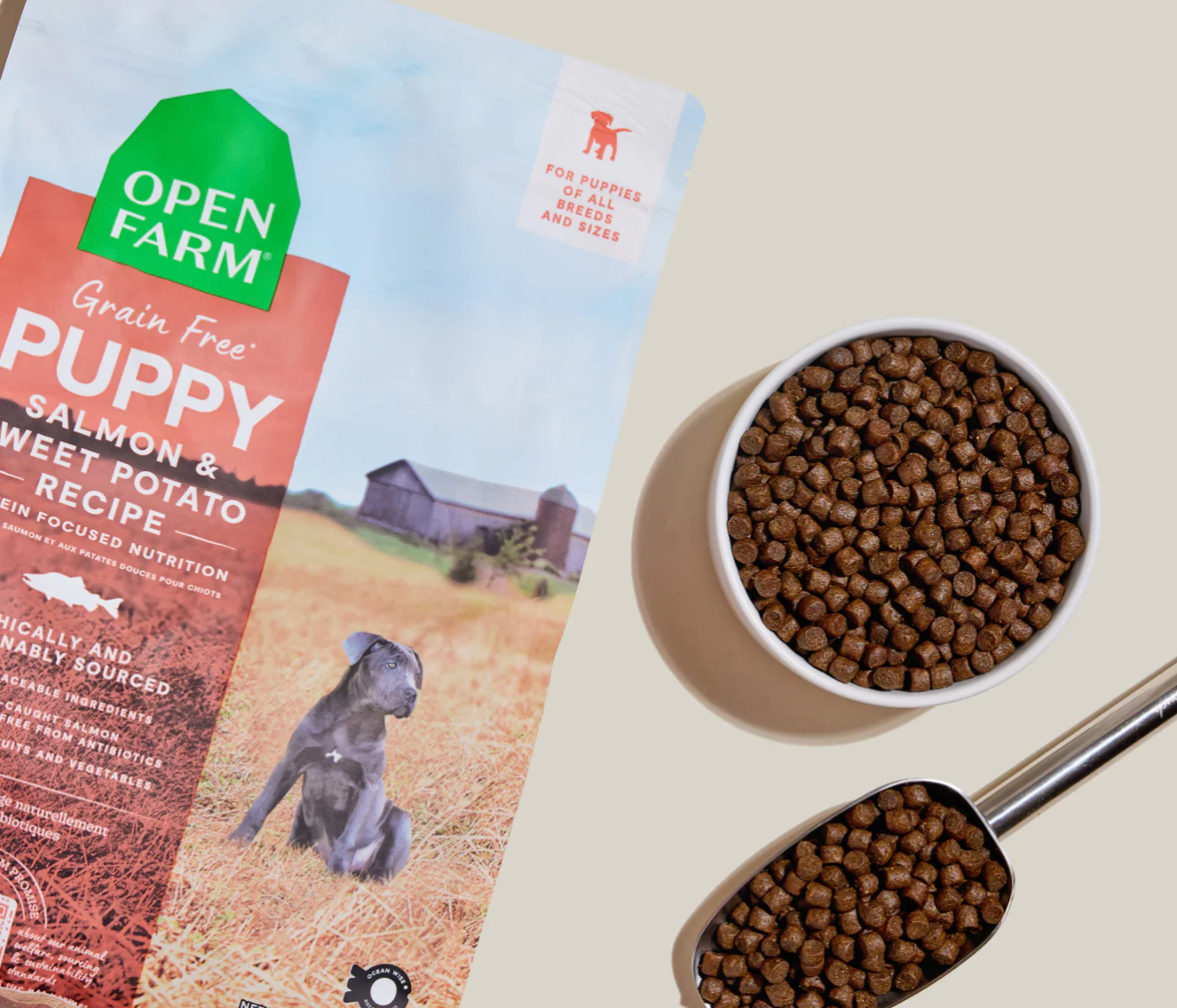 Open Farm Grain Free Dry Puppy Food - Salmon & Sweet Potato
