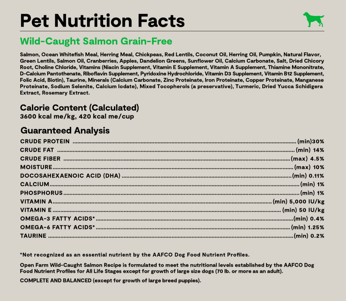 Wild-Caught Salmon Grain-Free Dog Kibble