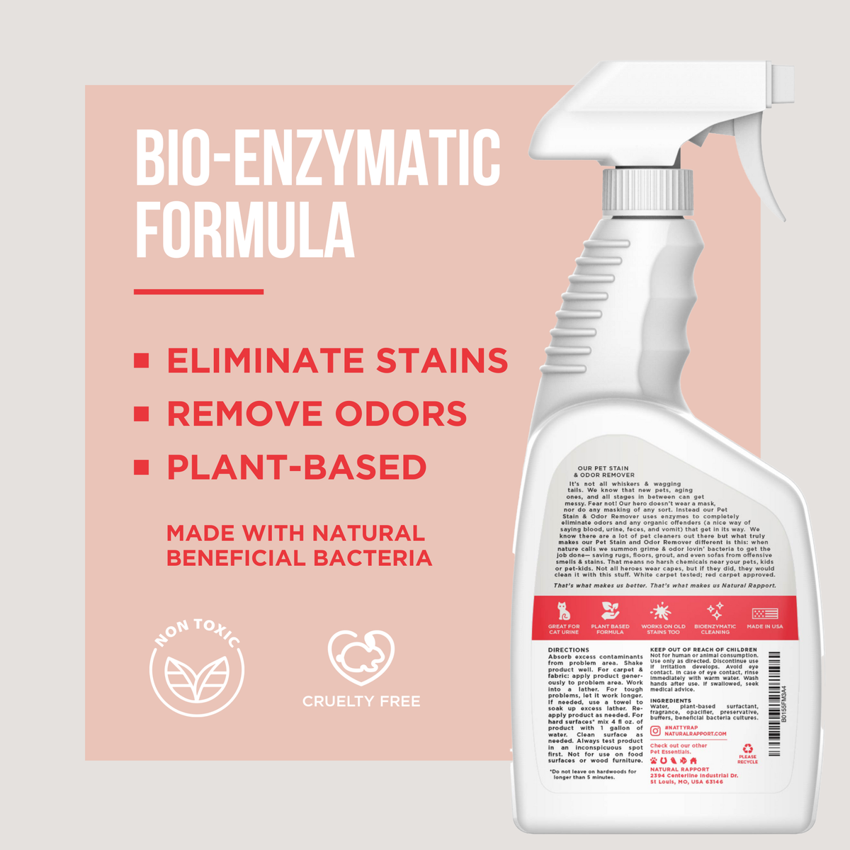 The Only Pet Stain & Odor Remover You Need: 32 ounce