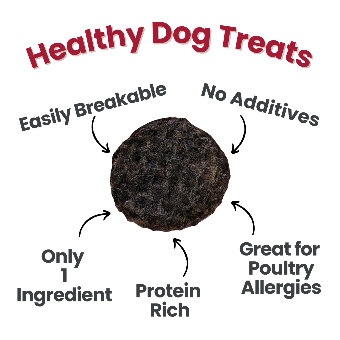 Beef Chips Healthy Dog Snack Pack