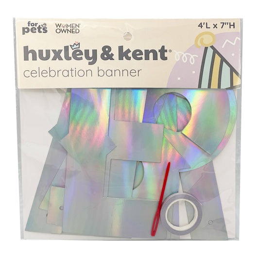 Let's Pawty Iridescent Celebration Banner: One Size