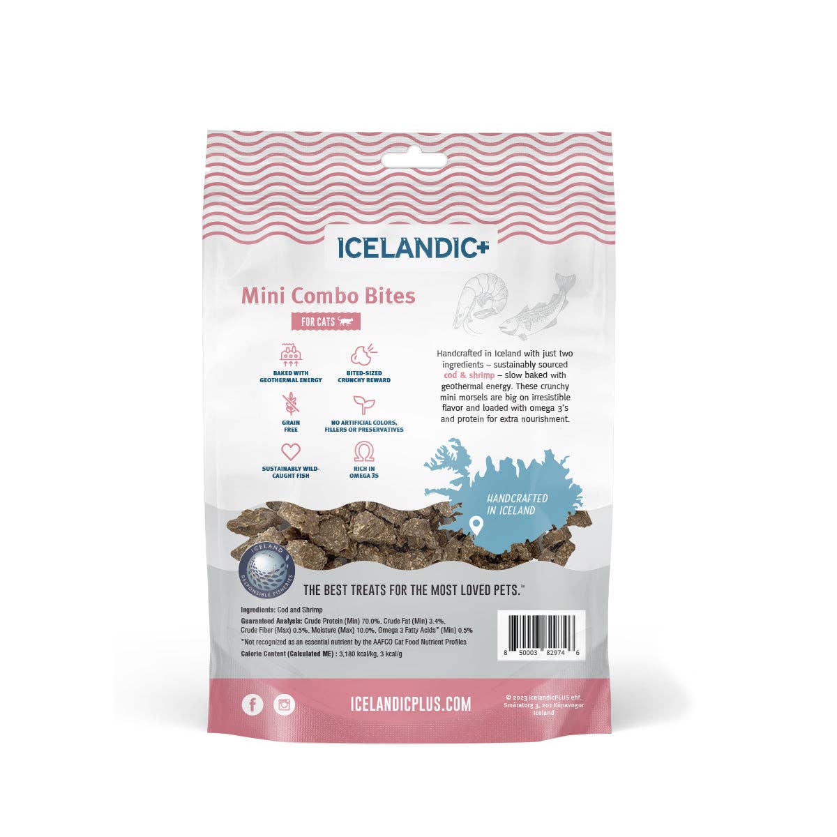 Cod & Shrimp Mini Combo Bites Treats for Cats