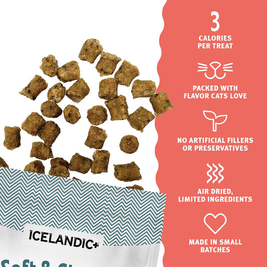 Salmon, Cranberry & Kelp Recipe Soft & Chewy Bites for Cats