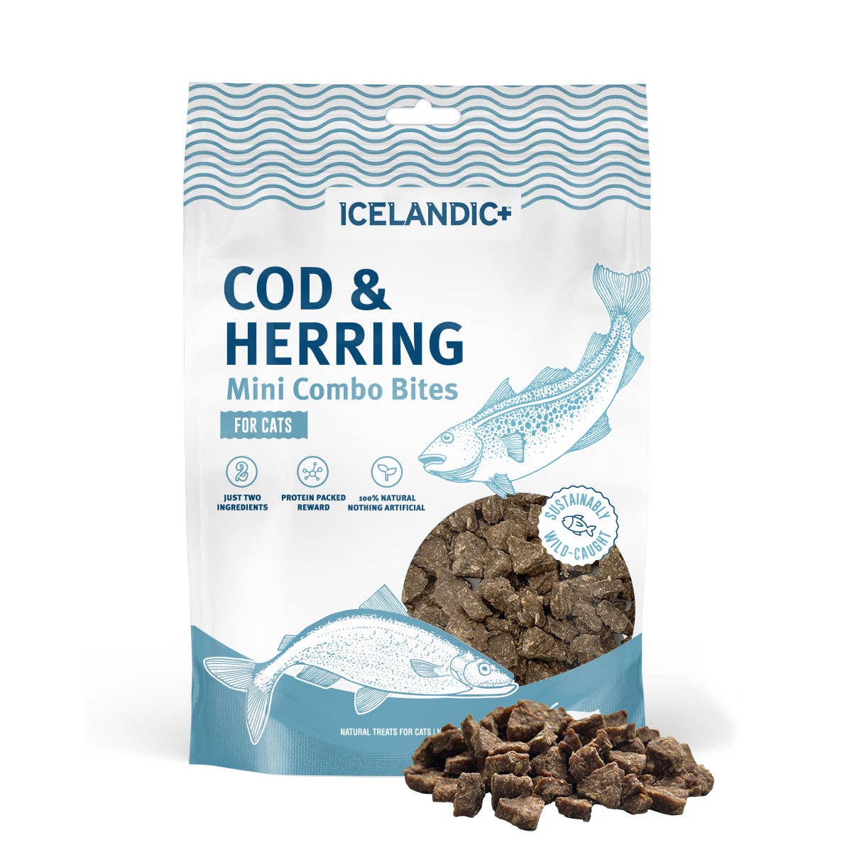 Cod & Herring Mini Combo Bites Treats for Cats
